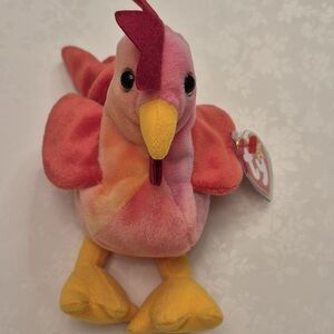 96 Strut Rooster Ty Beanie Baby Vintage Collectable NWT 1996